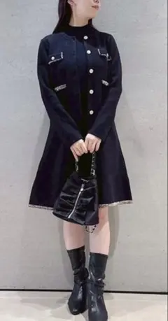 CELFORD トリムミニニットワンピースセット