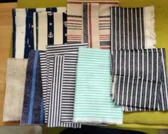 ストライプ柄 はぎれ生地 まとめ売り