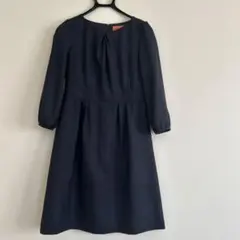 スーナウーナ　ワンピース　レディース　ネイビー　入学式