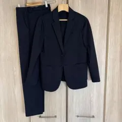 ユニクロ　キッズ　160 ジャージースーツ　フォーマル上下セット　ネイビー