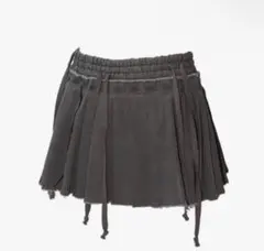 THEREDTHREAD S layered pleats skirt