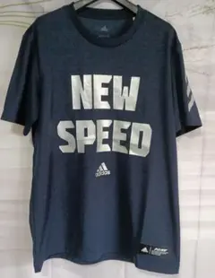 adidas Tシャツ ネイビー L