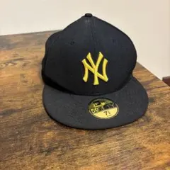 New Era 59FIFTY ブラック/イエロー キャップ