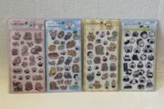 新品★キディランド購入★なんでもいきもの★ぷくぷくドロップシール★4種類コンプ