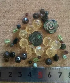 天然石のビーズセット