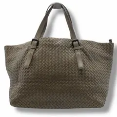 良品 ボッテガヴェネタ イントレチャート チェスタ バッグ A4 Vintage