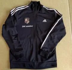 adidas トラックジャケット　ジップアップ トレーナー L 黒