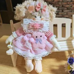 ハンドメイドドール☆カントリードール☆ドールチャーム☆キーホルダー☆女の子