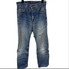 LEVI’S ダメージデニムパンツ ジーンズ メンズ ブルー W31L34