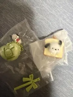 ポチャッコ ミニフィギュア キーホルダー 2点セット