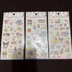 サンリオキャラクターズステッカー　3枚セット