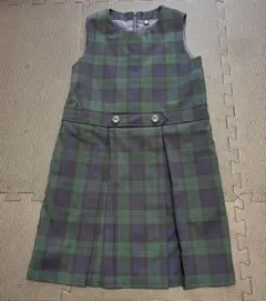 UNIQLO チェック柄 ジャンバースカート 140