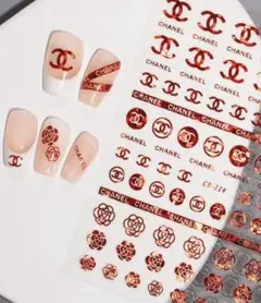 CHANEL ネイルシール レッド
