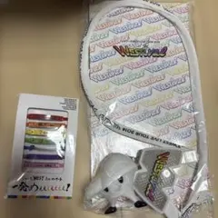 ジャニーズWEST ペンライト オレ色ブレスレット