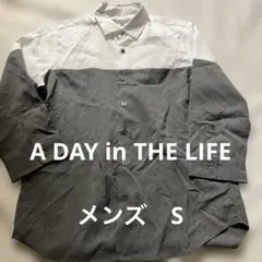 A DAY IN THE LIFE メンズ七分袖　シャツSのサムネイル