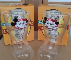 ディズニー ゆらりんこグラス2個セット 昭和レトロ キリンレモン