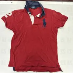 ポロ ラルフローレン ポロシャツ レッド 130