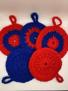 アクリルたわし5枚セット