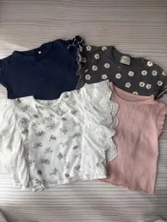 女の子 子ども服80cm 90cm 夏物トップス4枚セット