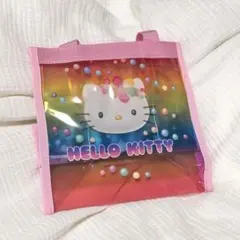 平成レトロ ハローキティ トロピカルハイビスカス プールバック ビーチ