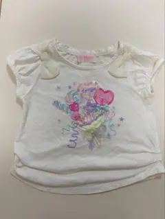 ピアノ カラフルイラスト Tシャツ 80-90cm