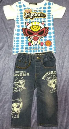 ま*ん様 ヒスミニ★Hysteric MiniTシャツ＆デニム【オマケ付き】90