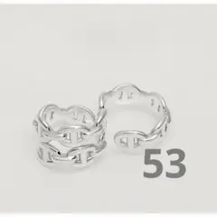 HERMES Chaine Dancre シェーヌダンクル 24 ダブルリング - メルカリ