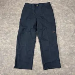 ク*ミ様 ディッキーズ ダブルニー ワークパンツ 薄紺 36×32 ゆるダボ　メ