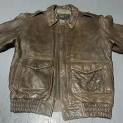 希少 50s TALONZIP ボールチェーン ブラウンレザージャケット - メルカリ