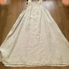 HYKE LINEN MAXI DRESS ロングワンピース 白 - メルカリ