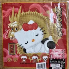 新品激レアハンカチ 2003年 ご当地キティ 神戸中華街 プチタオル 平成