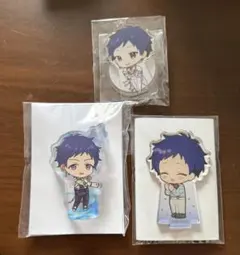 伏見弓弦 mini偶像吊飾 9週年 Animate Cafe 壓克力立牌
