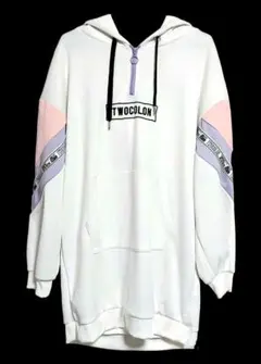 TWOCOLONハーフジップアップパーカー藤田ニコル