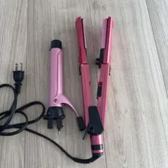 VS Sassoon 2way・3wayヘアアイロン ピンク