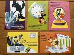 ディズニーポストカード５枚セット