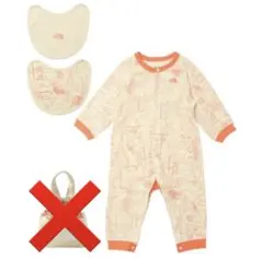 美品　THE NORTH FACE ザノースフェイス ロンパース & 2P ビブ