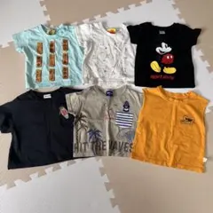 まとめ売りTシャツ 6枚セット 80 保育園