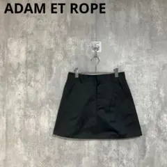 ADAM ET ROPE　メモリーサテンチノミニスカート　38のサムネイル