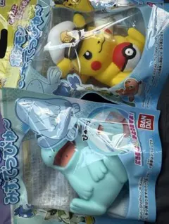 ポケモン　みずでっぴゅ～　キャプテン ピカチュウ・ヌオー　２個セットのサムネイル