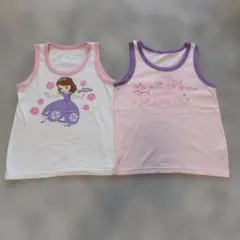 ⚫️Disneyキッズ タンクトップ 2枚セット120cm