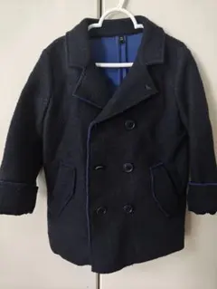 明日までお値下げ【アルマーニジュニア】ウールコート ネイビー 110cm