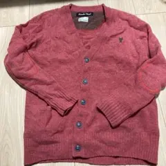 コーエン　カーディガン　赤