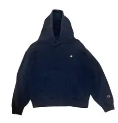 Champion チャンピオン スウェット パーカー M 黒 フェード 古着