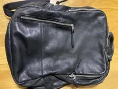 【DECADE】ディケイド レザーリュック バックパック ブラック 日本製のサムネイル
