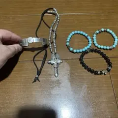 シルバー クロスモチーフ ネックレス