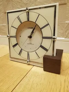 美品✨CITIZEN シチズン 電波置掛兼用時計 4RY707-003