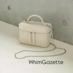 【美品】WhimGazette 【Hoaw.】バニティショルダー　ホワイトのサムネイル