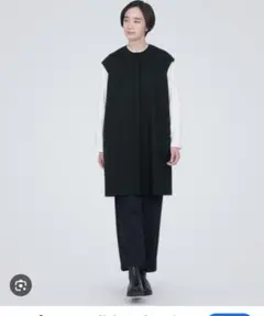 無印　ベスト　ジレ　ブラック　XＳ