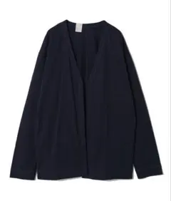 エヌハリウッド ネイビー カーディガン S38 (Mサイズ相当)