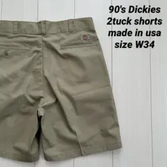 90's Dickies 2tuck shorts ディッキーズ古着